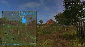 Карта Средняя полоса России для Farming Simulator 2017