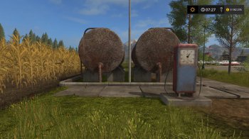 Перемещаемая заправочная станция для Farming Simulator 2017