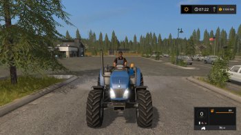 Трактор New Holland T4 75 Garden Edition для Farming Simulator 2017