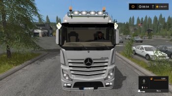 Mercedes Actros Mp4 It Runner для Farming Simulator 2017