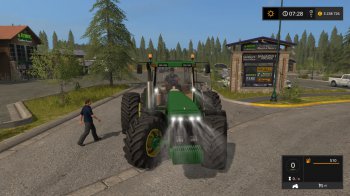 Трактор John Deere 8400/8410 для Farming Simulator 2017