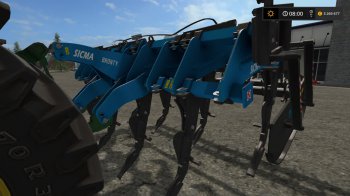 Плуг с функцией с создание полей Sicma Bronty 3000 для Farming Simulator 2017