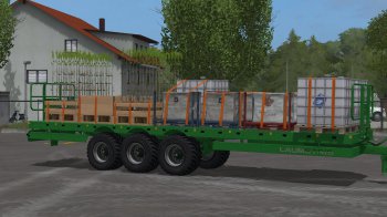 Прицеп с автопогрузкой Laumetris PTL-20R для Farming Simulator 2017