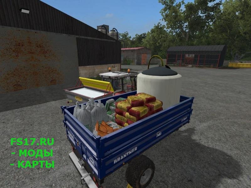 Прицеп для перевозки семян и удобрений для Farming Simulator 2017