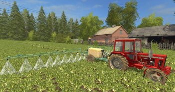 Опрыскиватель Sleza 1000 для Farming Simulator 2017