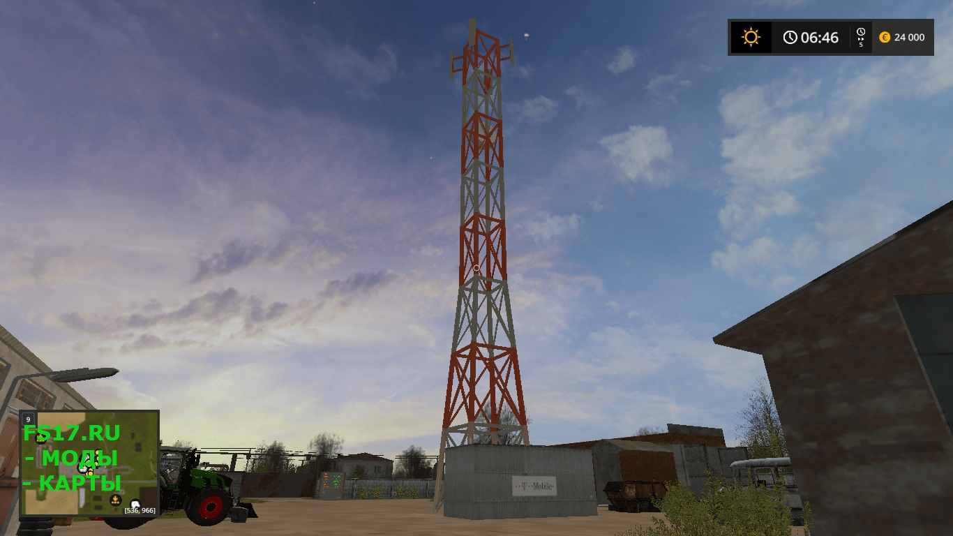 Покупаемая антенна v 1.0 для Farming Simulator 2017