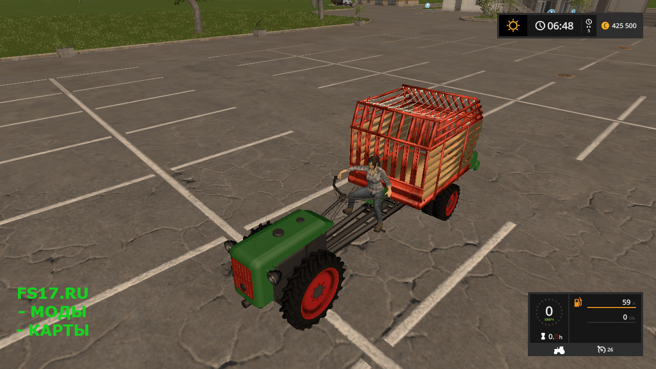 Подборщик RAPID SPECIAL (EINACHSTRANSPORTER) V1.0 для Farming Simulator 2017
