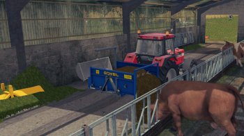 Измельчитель тюков GOWEIL RBA - ROUND BALE MIXER V1.0 для  Farming Simulator 2017