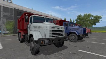 Самосвал КрАЗ 65055 V1.0.0.0 для Farming Simulator 2017