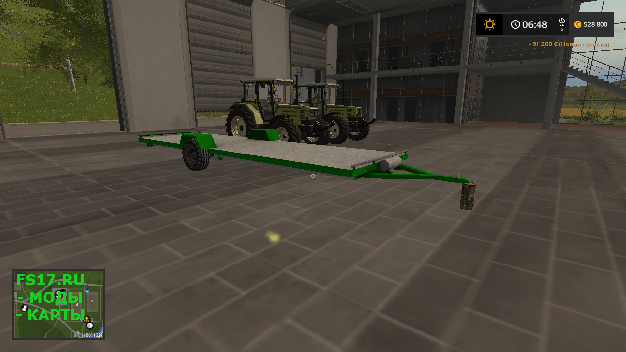 Прицеп TRAILER TRANSPORT V1.0.0.0 для Farming Simulator 2017