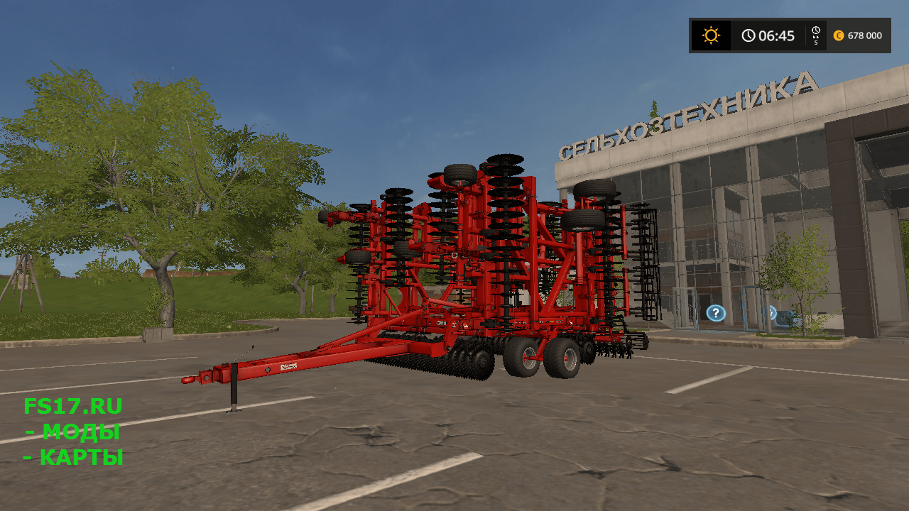Культиватор KUHN KRAUSE EXCELERATOR 8000-50 V1.0 для Farming Simulator 2017