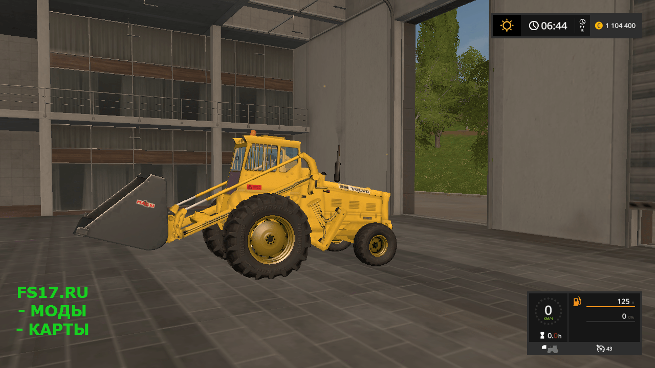 Погрузчик Volvo LM 218 v 1.1 для Farming Simulator 2017