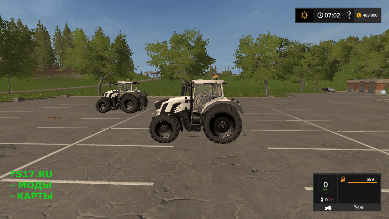 Трактор FENDT 800 VARIO V1.0.0.0 для Farming Simulator 2017