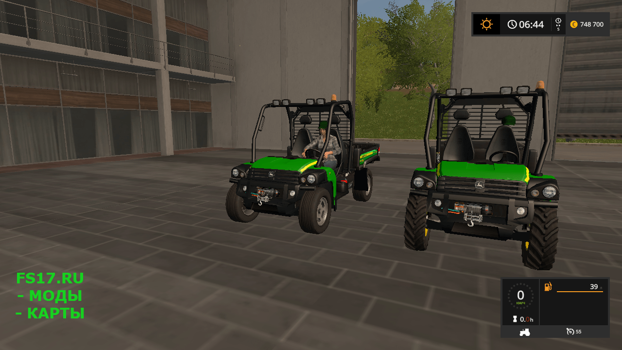 Квадроцикл JOHN DEERE HPX-GATOR V1.0 для Farming Simulator 2017