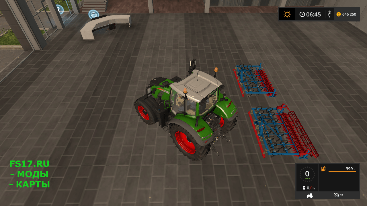 Культиватор Gorenc Granoter для Farming Simulator 2017