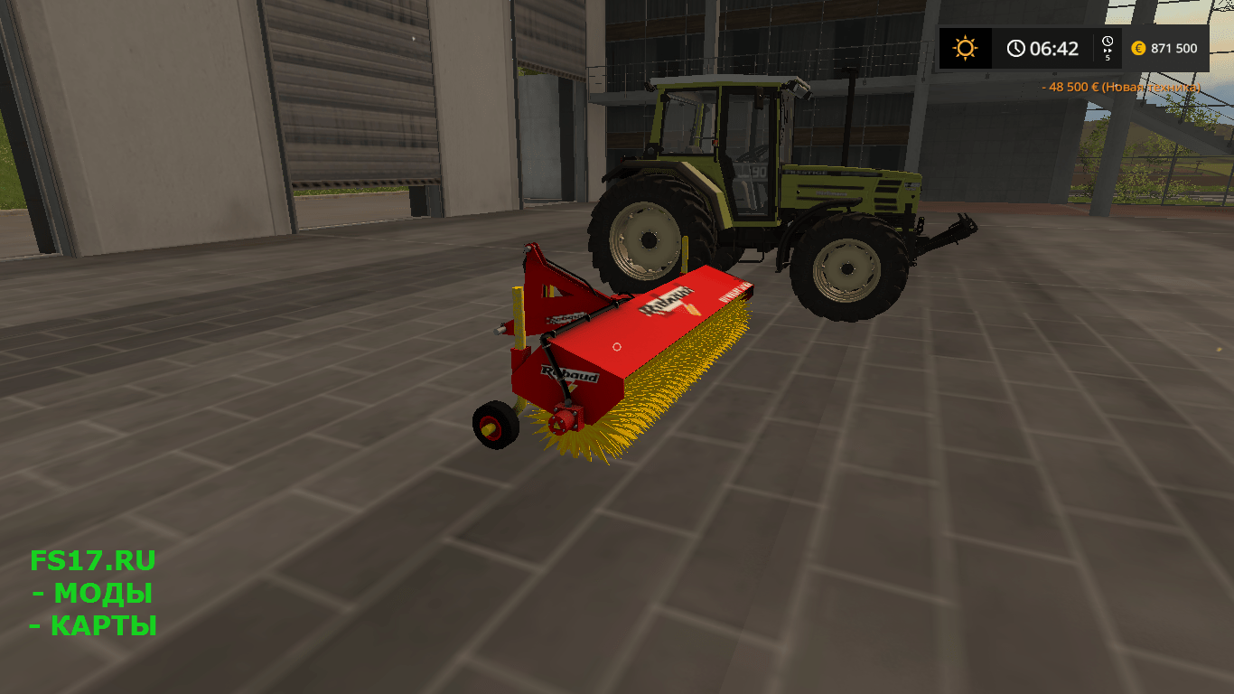 Щетка RABAUD SUPERNET 2200A V1.0.0.1 для Farming Simulator 2017