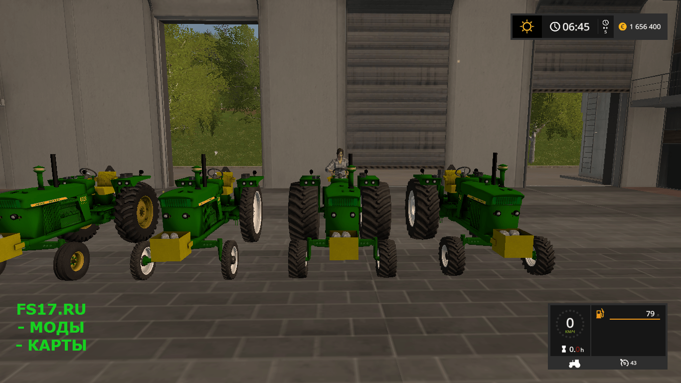 Трактор JOHN DEERE 4020 DIESEL V1.0 для Farming Simulator 2017