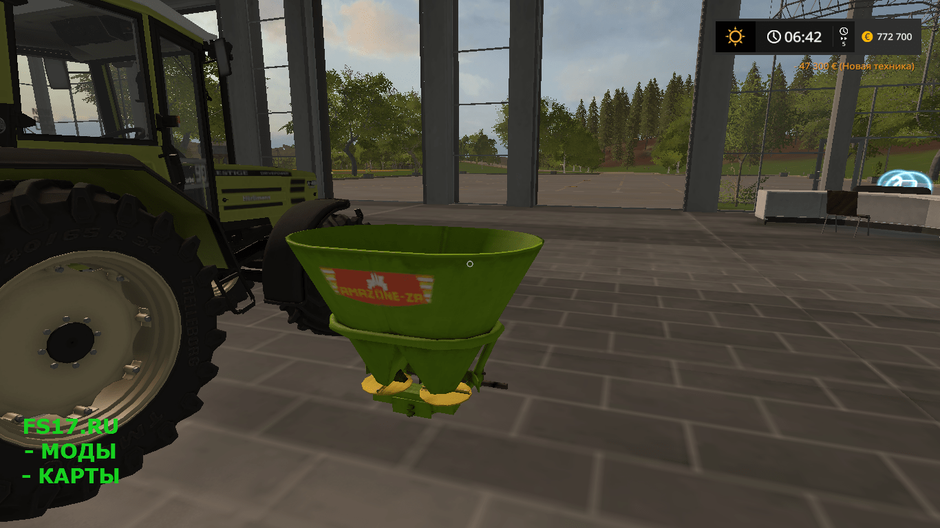 Разбрасыватель удобрений AMAZONE ZA V1.0.0.0 для Farming Simulator 2017