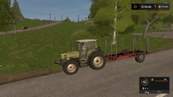 Прицеп для бревен  для Farming Simulator 2017