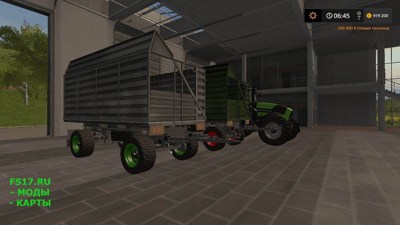 Пак прицепов HW80SHA V1.0 для Farming Simulator 2017
