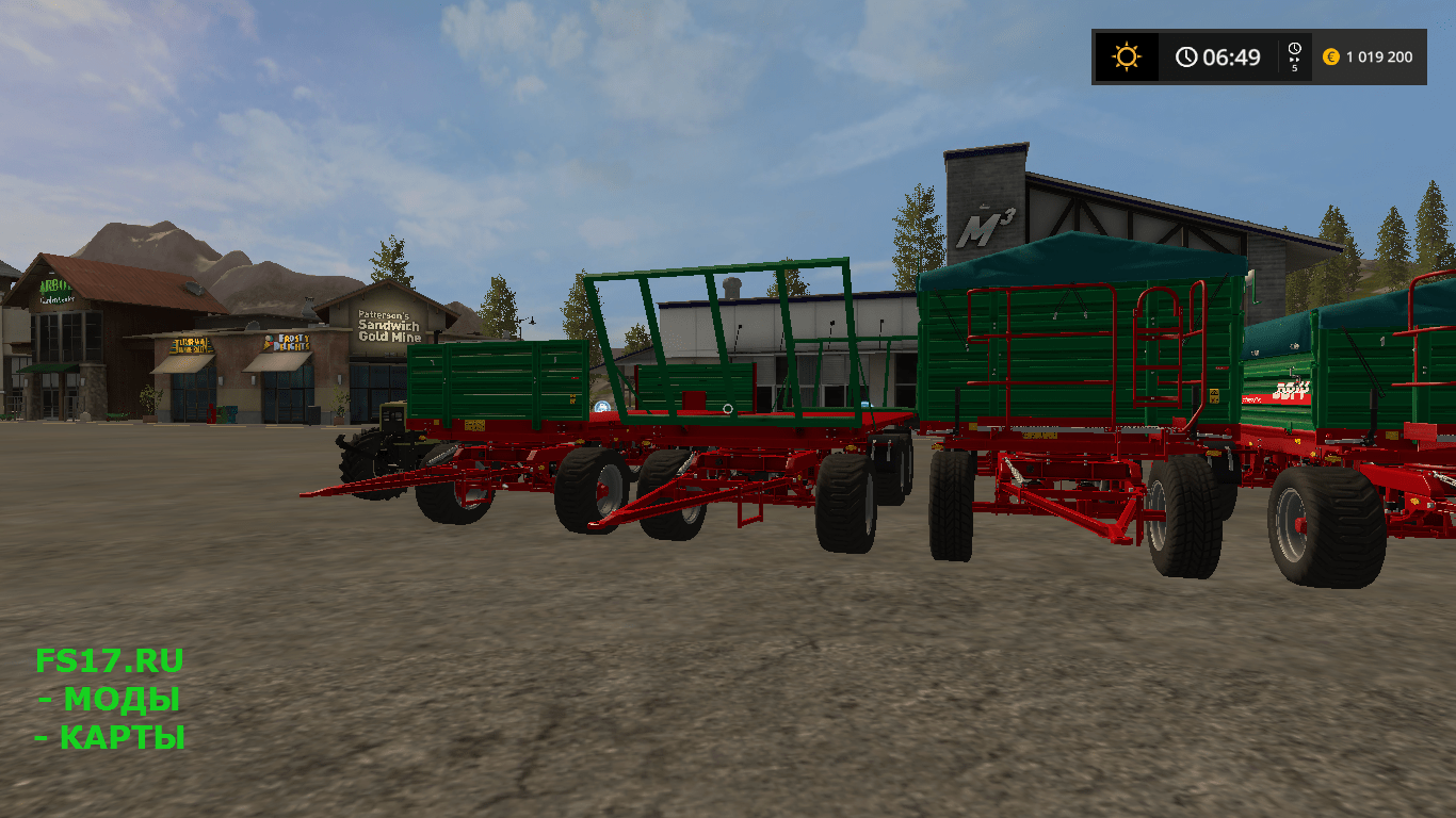 Пак прицепов METALTECH для Farming Simulator 2017