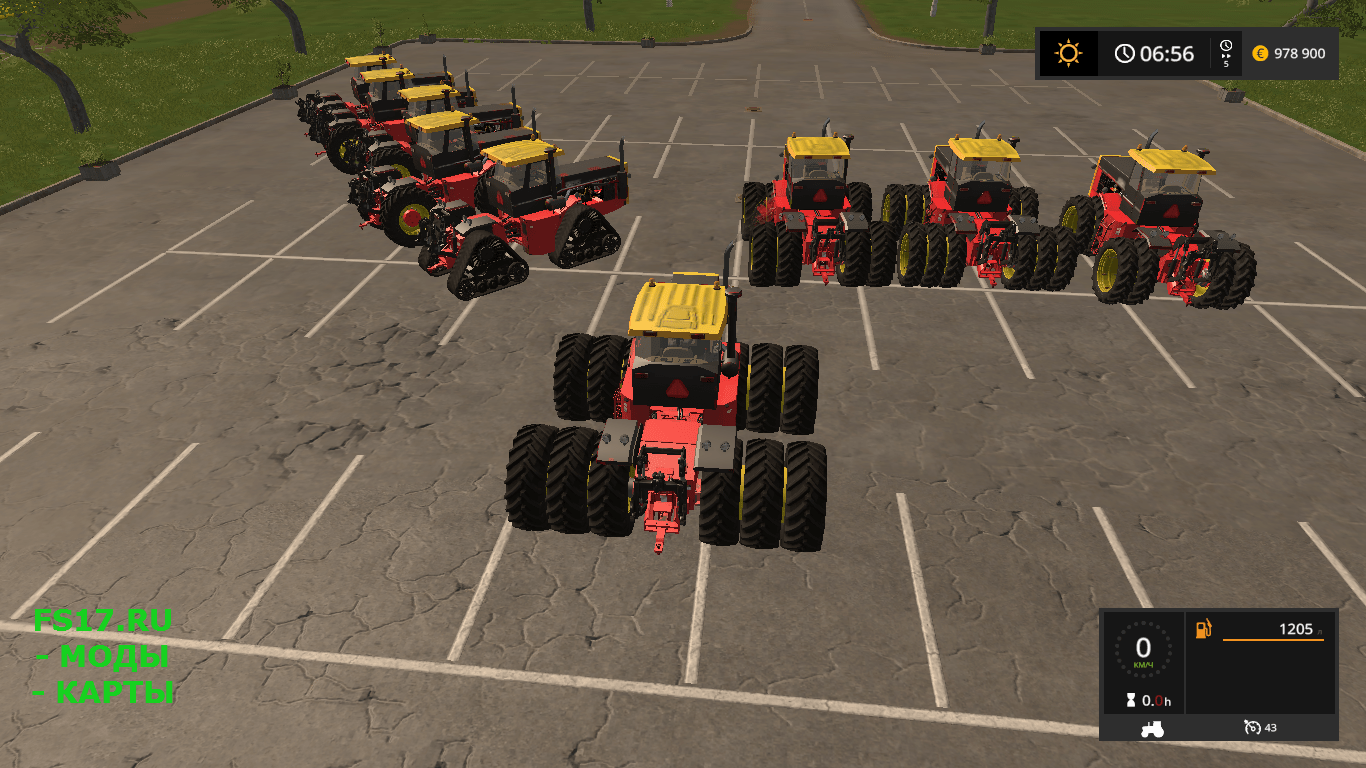 Трактор VERSATILE 856 V1.0.0 для Farming Simulator 2017