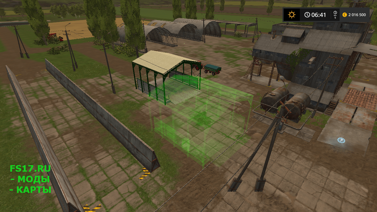 Покупаемая автомойка для Farming Simulator 2017