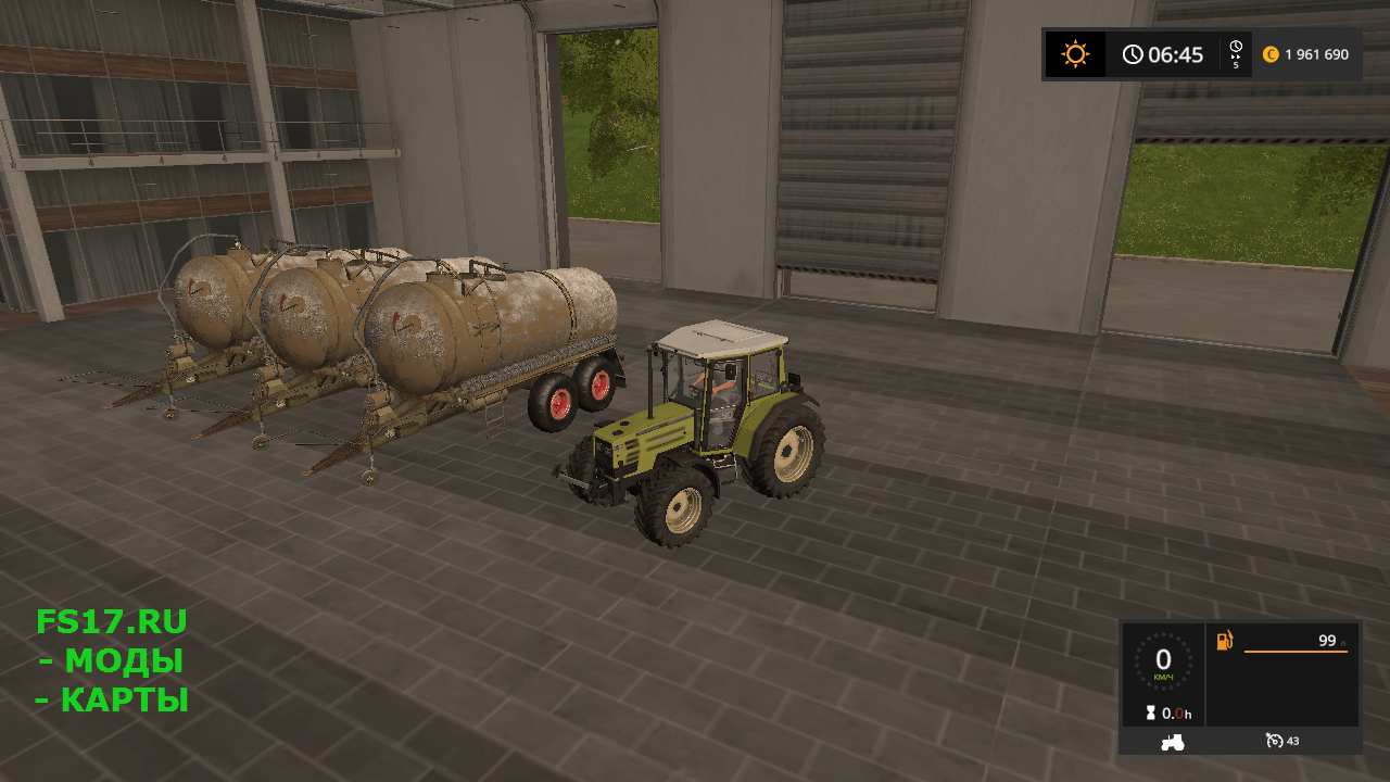 Разбрасыватель жидкого навоза Fortschritt HTS 100 v 1.0.0.0 для Farming Simulator 2017