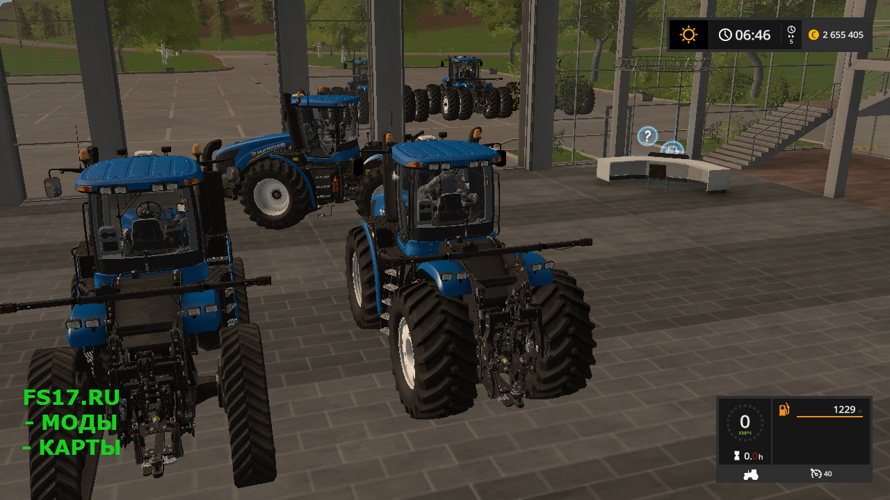 Трактор NEW HOLLAND T9.450 V2.0 для Farming Simulator 2017