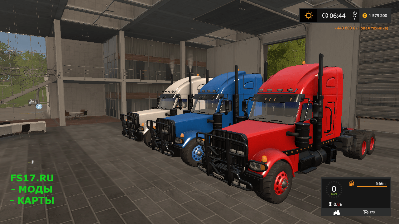 Тягач AMERICAN LOGGER 6X6 V1.0 для Farming Simulator 2017