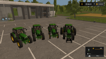 Трактор JOHN DEERE 6M SERIES V1.2 для Farming Simulator 2017