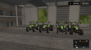 Трактор Deutz Fahr 5110 TTV v 1.1 для Farming Simulator 2017