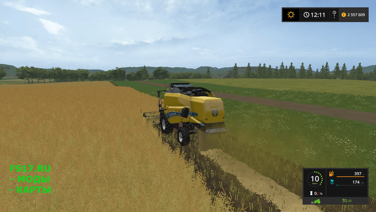 farming simulator 14 canola harvest