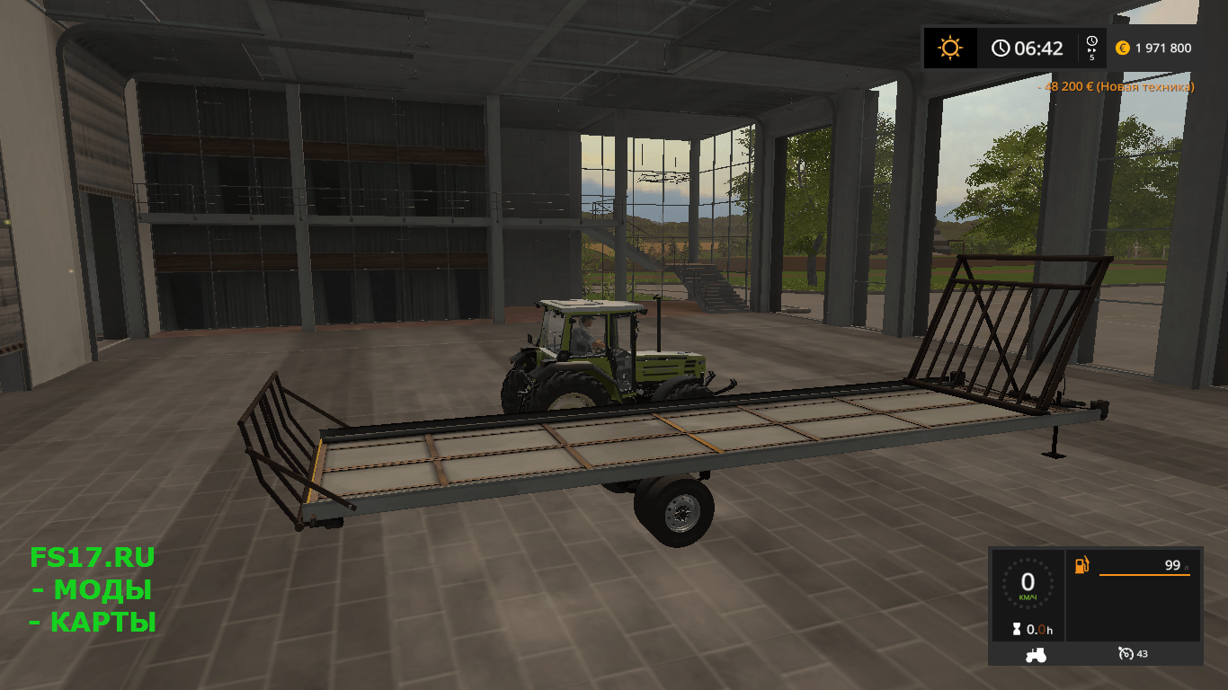 Прицеп TRAILER TRANSPORT V1.0 для Farming Simulator 2017