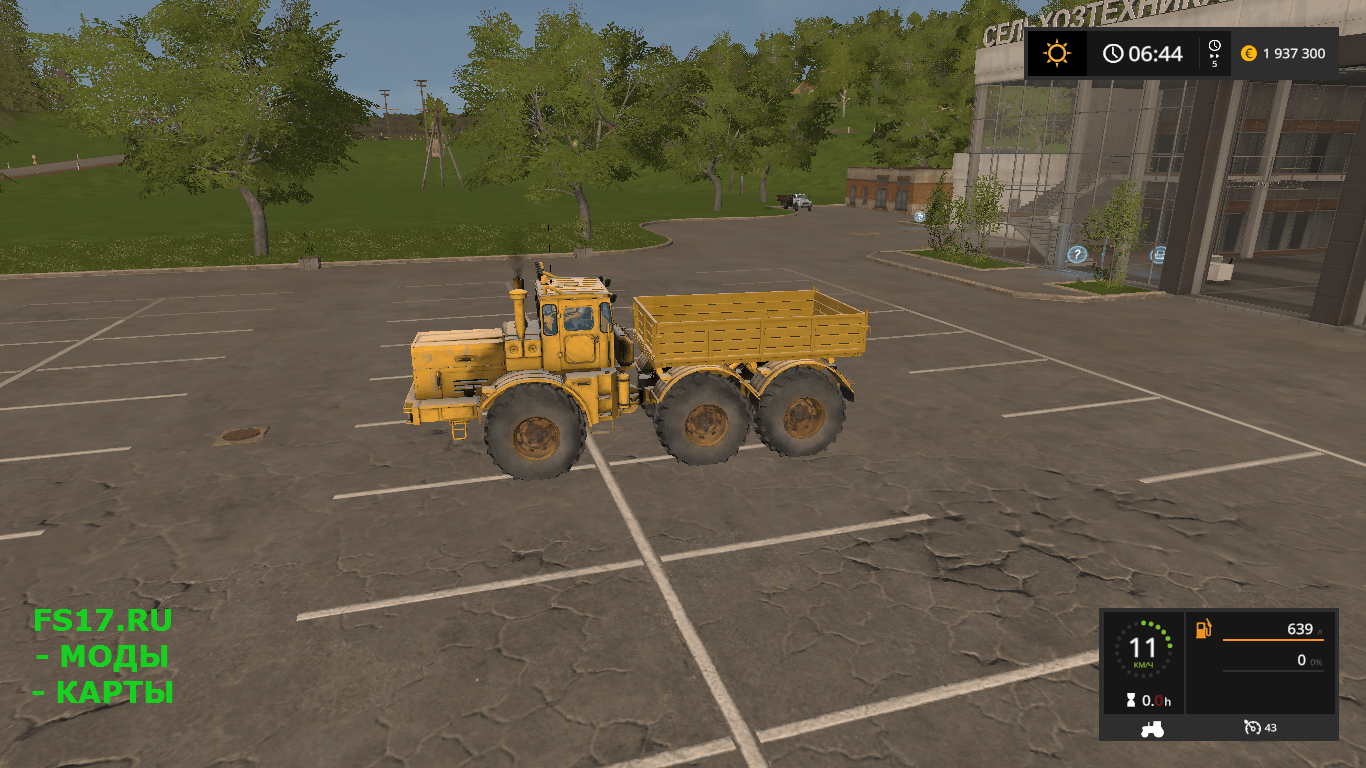 Трактор K-701 KIPPER 6X6 V1.0 для Farming Simulator 2017