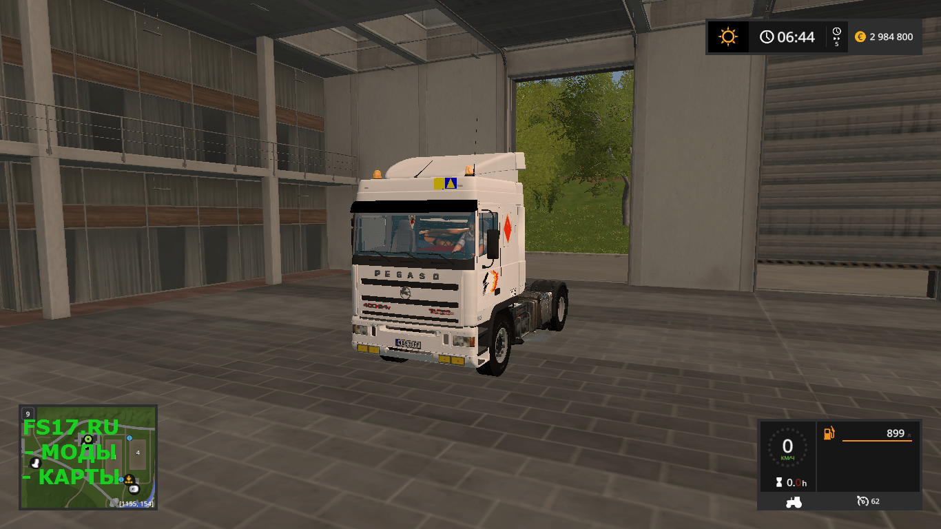 Тягач Pegaso TRONER TX v 1.1.0.0 для Farming Simulator 2017