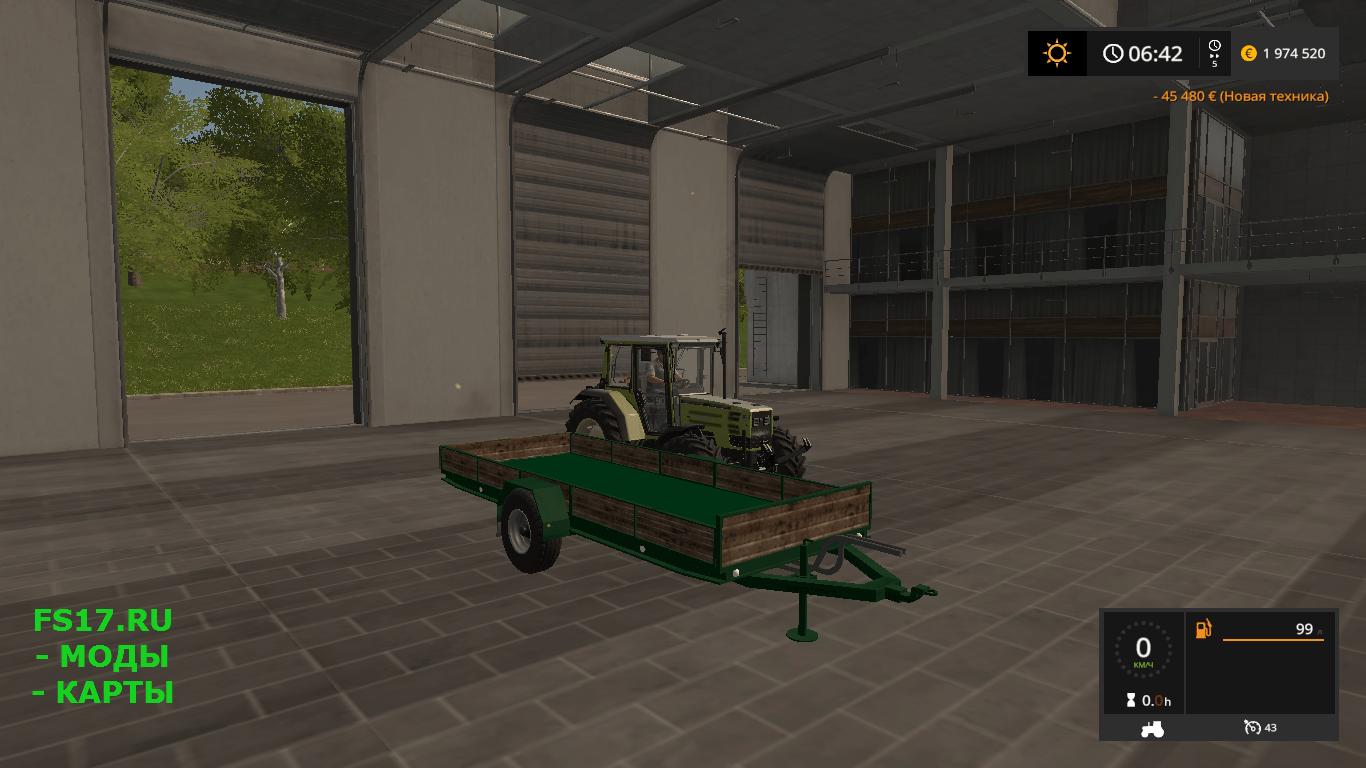 Прицеп Kleiner Anhänger V1.0 для Farming Simulator 17