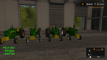 Трактор John Deere 4020 Diesel v 1.0 Farming Simulator 17