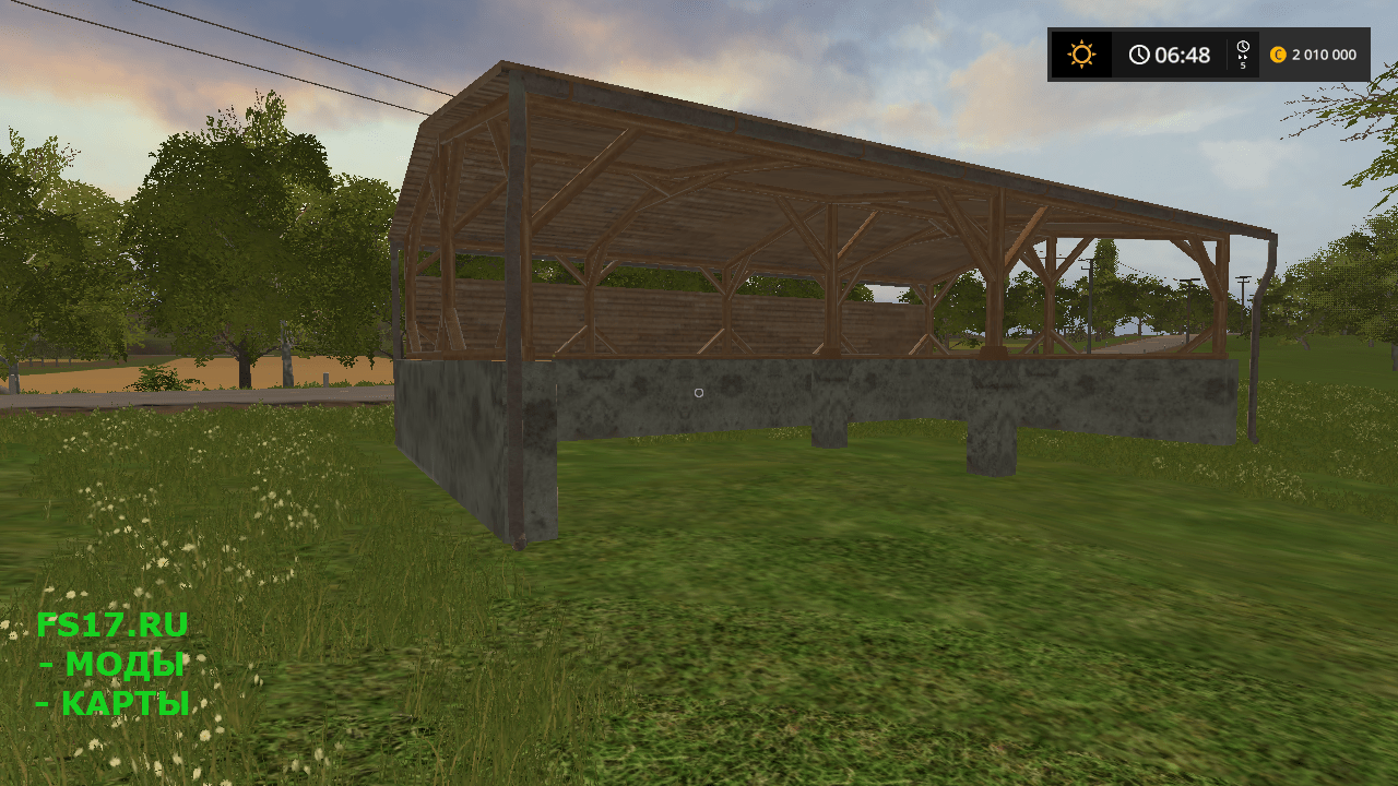 Пак навесов MACHINE STORAGE V1.0 для Farming Simulator 2017