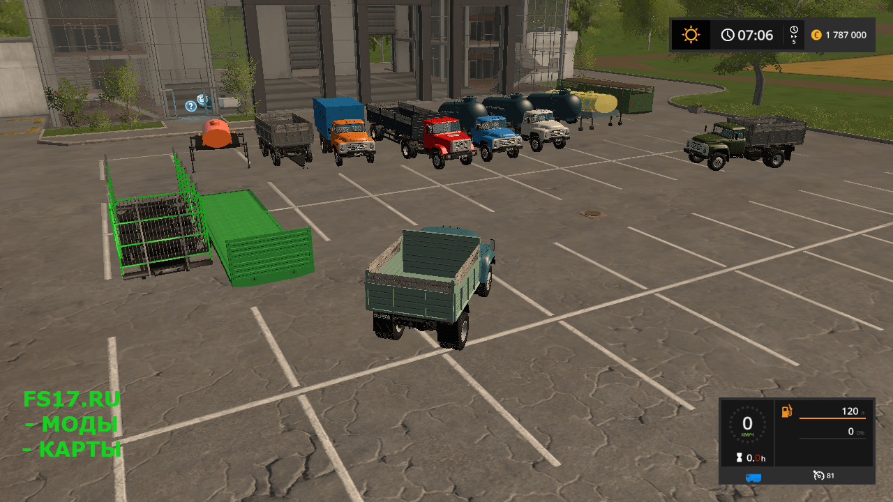 Пак ЗИЛов V4.5 для Farming Simulator 2017