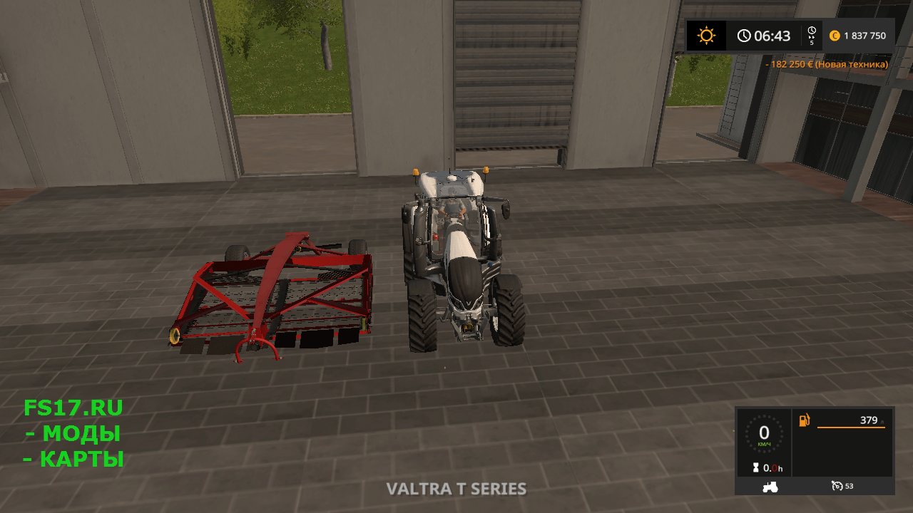 Картофелеуборочный агрегат M82 POTATO GRINDER V1.1.1.0 для Farming Simulator 2017