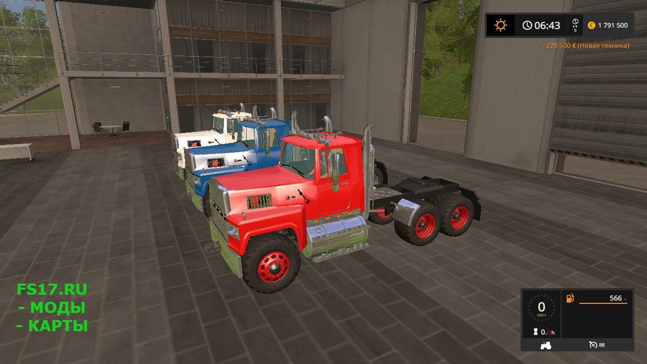Тягач FORD L9000 V1.0 для Farming Simulator 2017