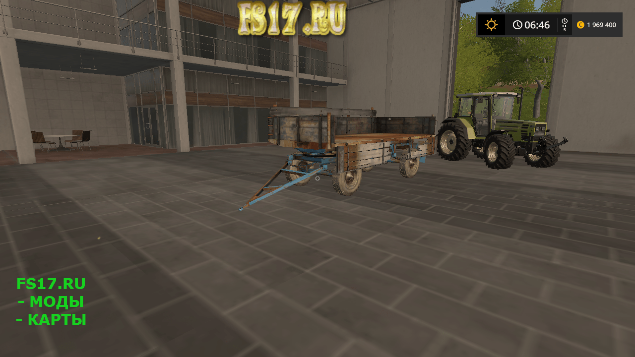 Прицеп BSS 5T v 1.0.1 для Farming Simulator 2017