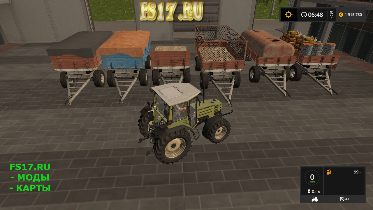 Пак прицепов BSS P93S V5.0 для Farming Simulator 2017