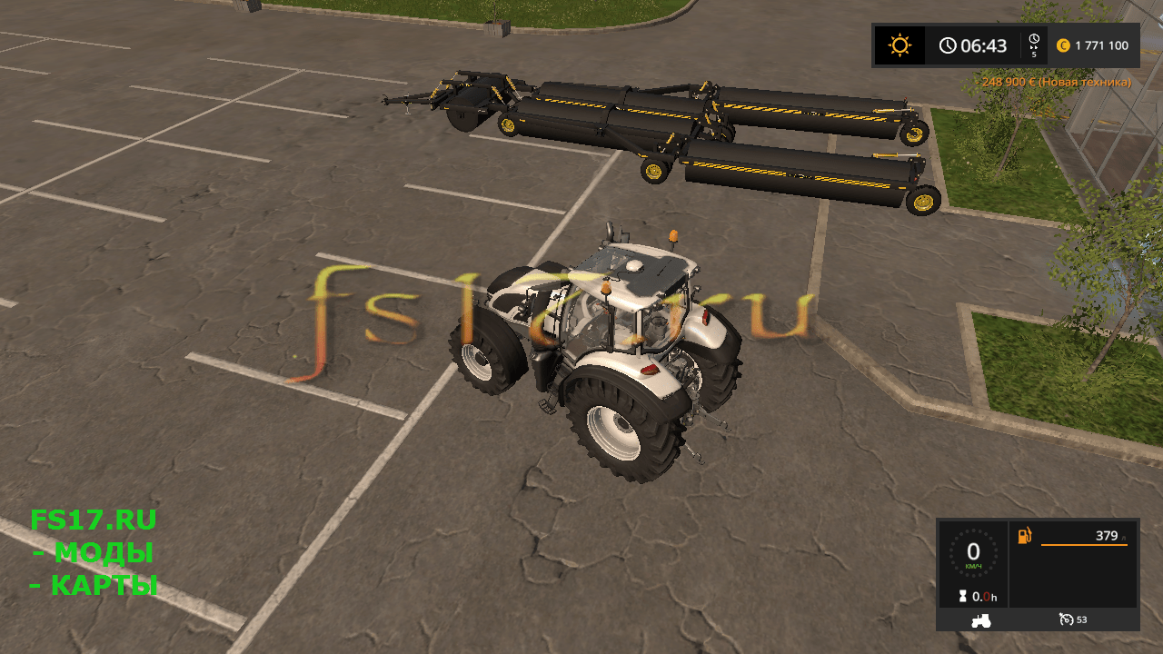 Катки для удобрения MANDAKO LR85 V1.0 для Farming Simulator 2017