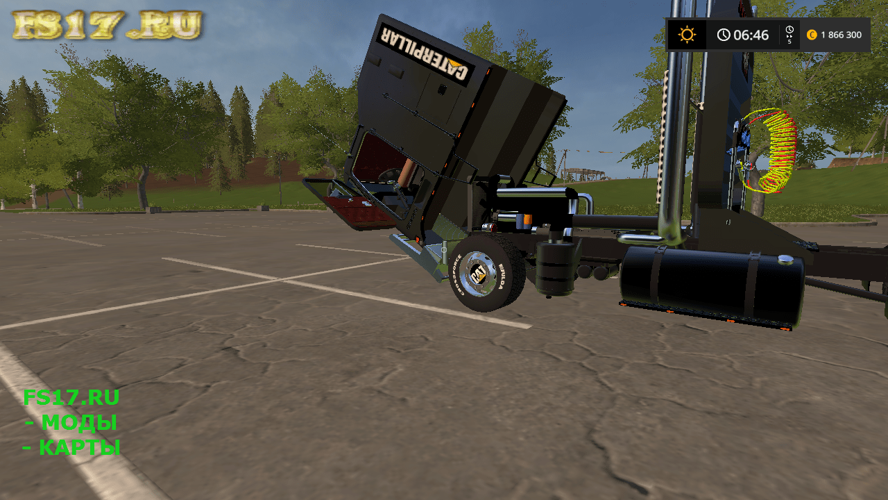 Тягач CAT KENWORTH K100 V1.0 для Farming Simulator 2017
