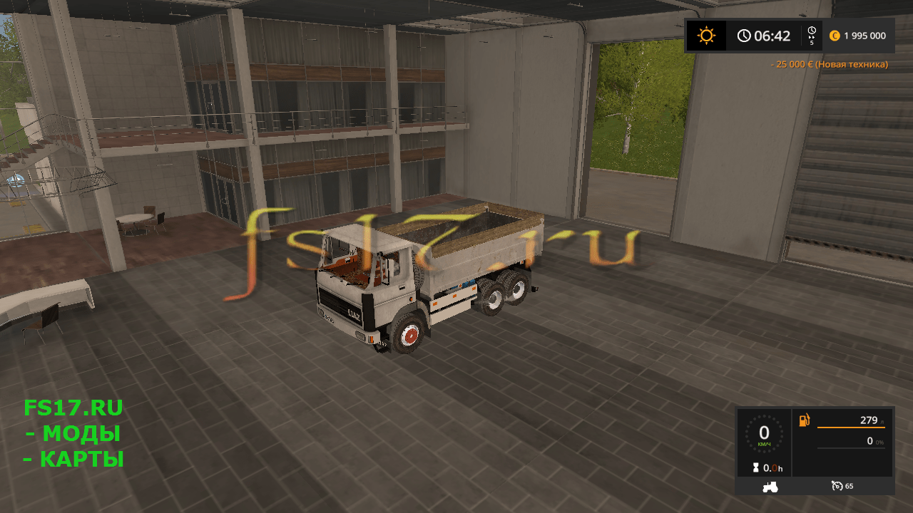 Грузовик LIAZ 6x6 v 1.0 для Farming Simulator 2017