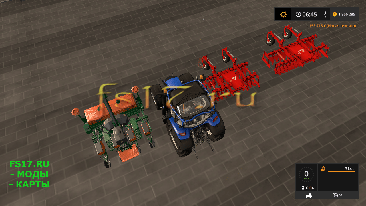 Пак фронтальных культиваторов AGRAM GEO DISC V1.0 для Farming Simulator 2017