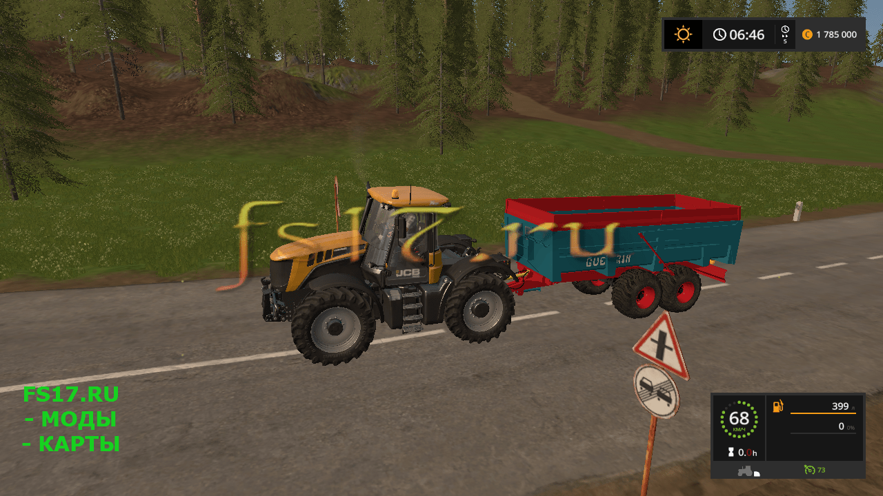 Прицеп GUERIN 18T V1.1 для Farming Simulator 2017