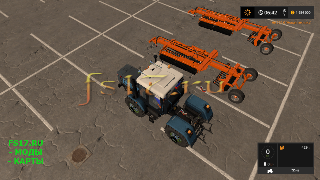 Культиватор LAUMETRIS COMPACTION ROLLER TVLL-8 V1 для Farming Simulator 2017